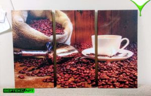 Модульная картина зерна кофе