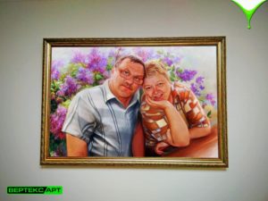 Портрет родителей под масло заказать